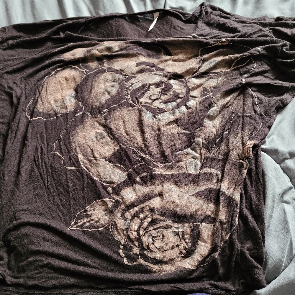 Rose design shirt